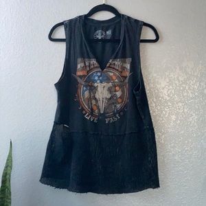 Distressed Affliction Tank